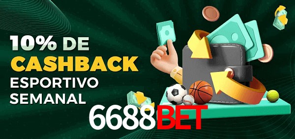10% de bônus de cashback na 6688Bet